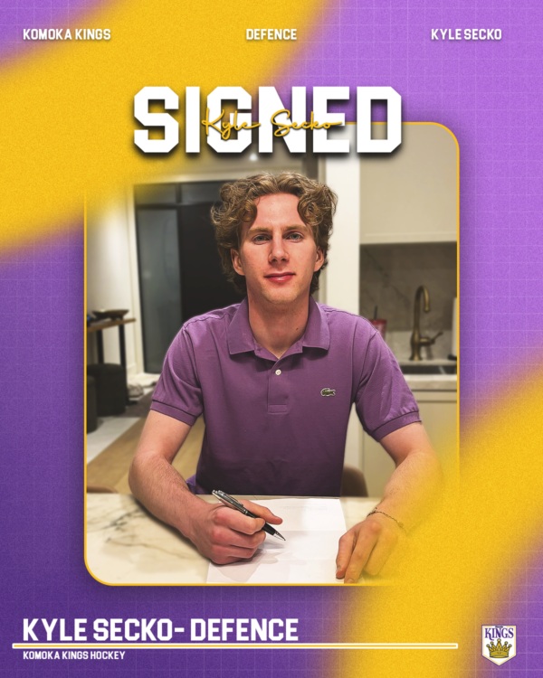 2007-born Defenceman Kyle Secko Signs in Komoka