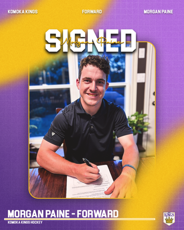 2025-26 Leading Scorer Morgan Paine Re-Signs in Komoka