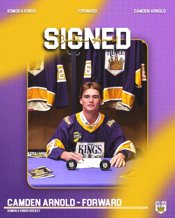 Forward Camden Arnold Signs in Komoka