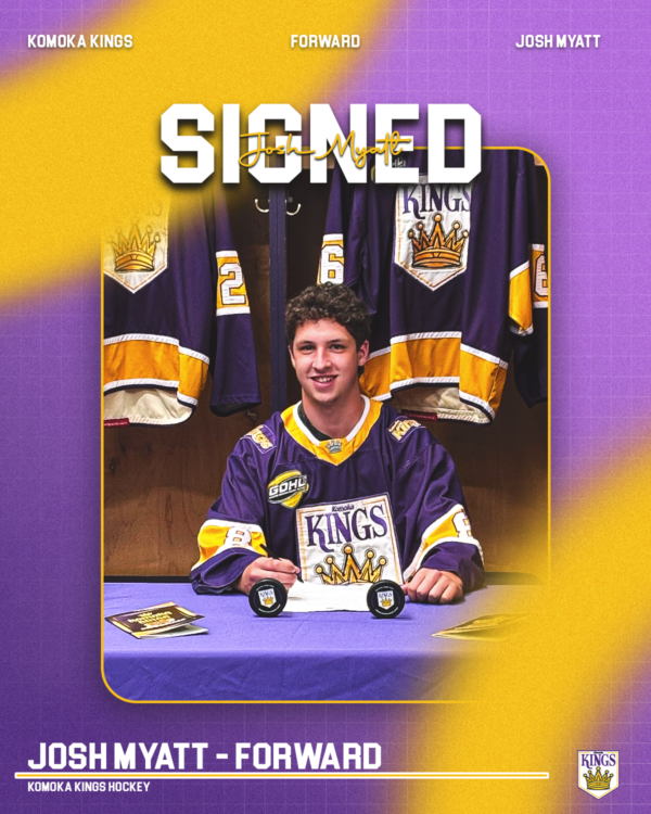 Forward Josh Myatt Re-Signs in Komoka