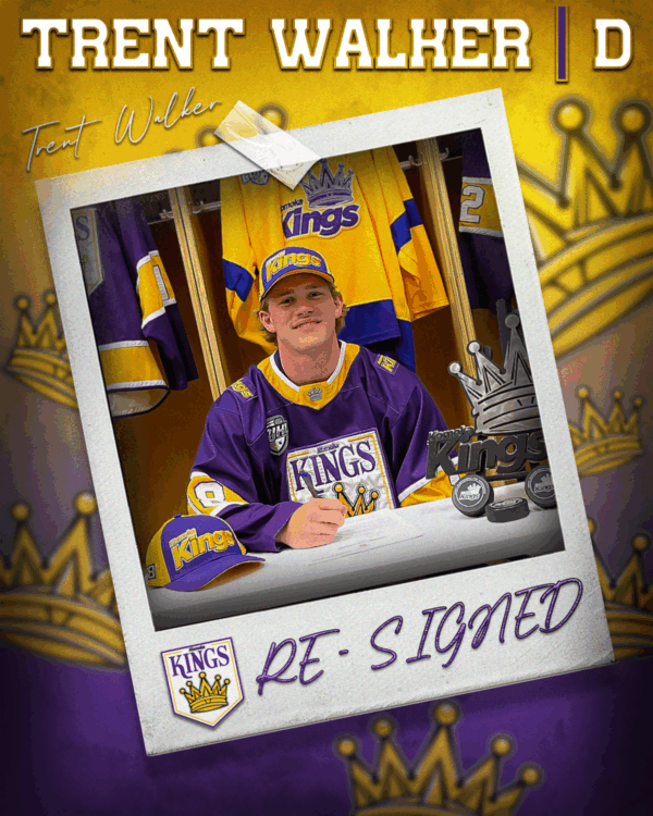 Defenceman Walker Re-Signs for Third Season as a King