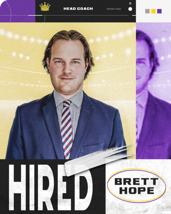 Brett Hope Named Komoka Kings Head Coach
